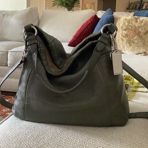 COACH PARKER LEATHER HOBO F31323